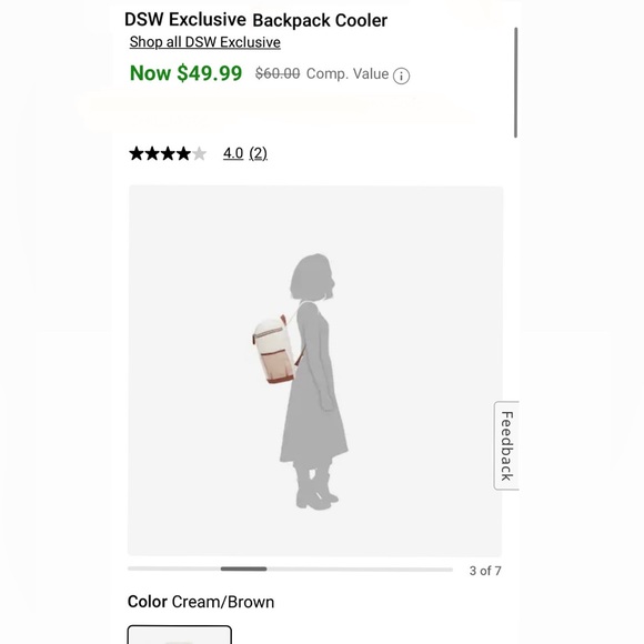 NWT Camuto DSW Exclusive Backpack Cooler - Picture 9 of 16